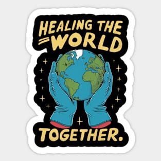 United for Earth - A Global Call to Heal Together Sticker